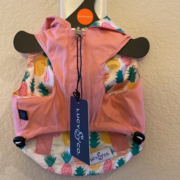 Lucy & co Pet Reversible ☔️ Raincoat - Picture 4 of 15
